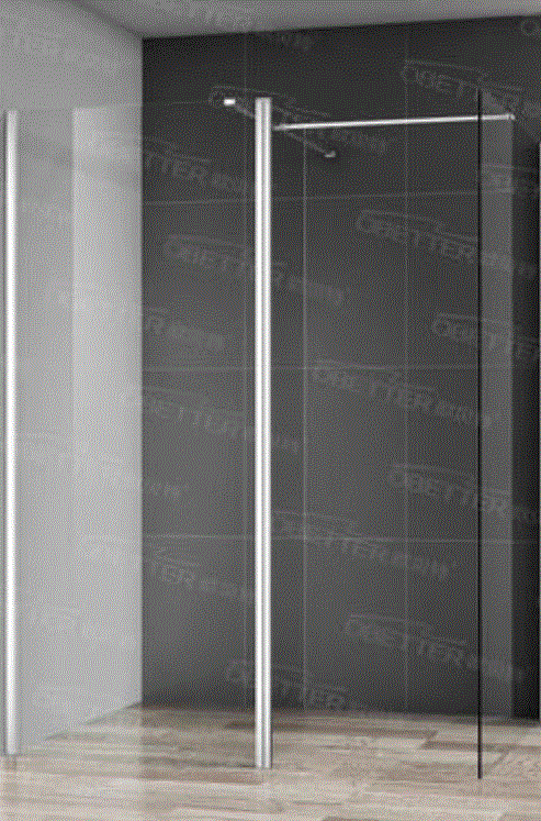 OBT-3703 Walk-In Panel, Creating a New Standard for Modern Shower Space