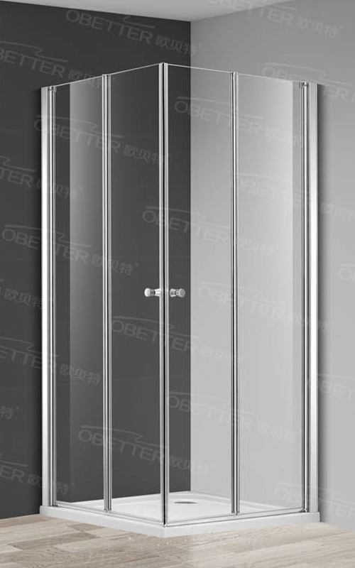 How does the OBT-2882 shower room become an ideal choice for modern bathroom spaces with its high-standard materials and humanized design?
