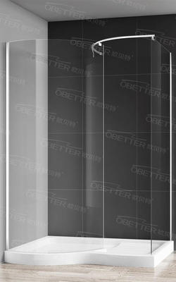 Why is OBT-3707 Walk-in shower partition an ideal choice for modern bathroom space?