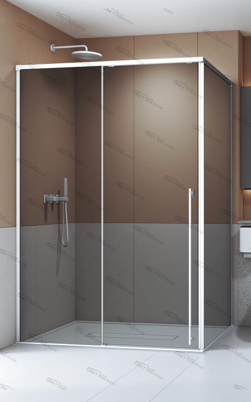 OBT-5511W Corner entry shower enclosure